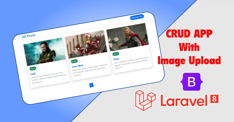 CRUD Application With Image Upload Using Laravel 8