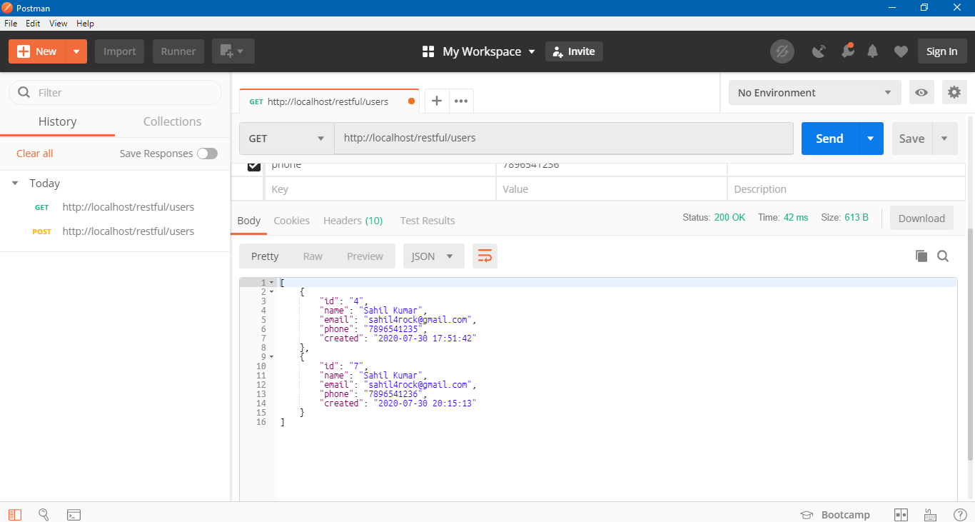 RESTFul API Using PHP - OOP, PDO - MySQL