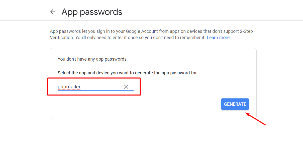 Send Mail with Contact Form Using PHPMailer & Gmail SMTP