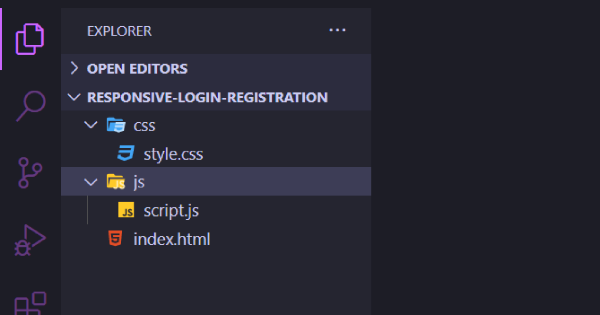 Responsive Login, Registration & Forgot Password Form Design Using Bootstrap 4 & jQuery