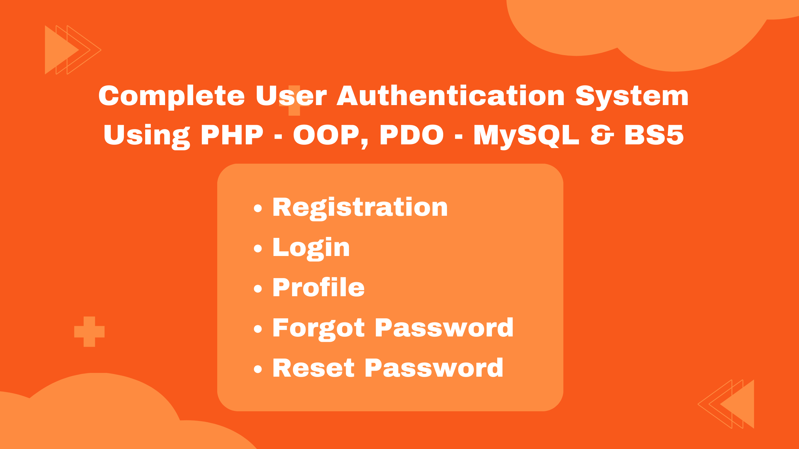 Building a Secure Authentication System with PHP OOP, PDO, MySQL, and Bootstrap 5